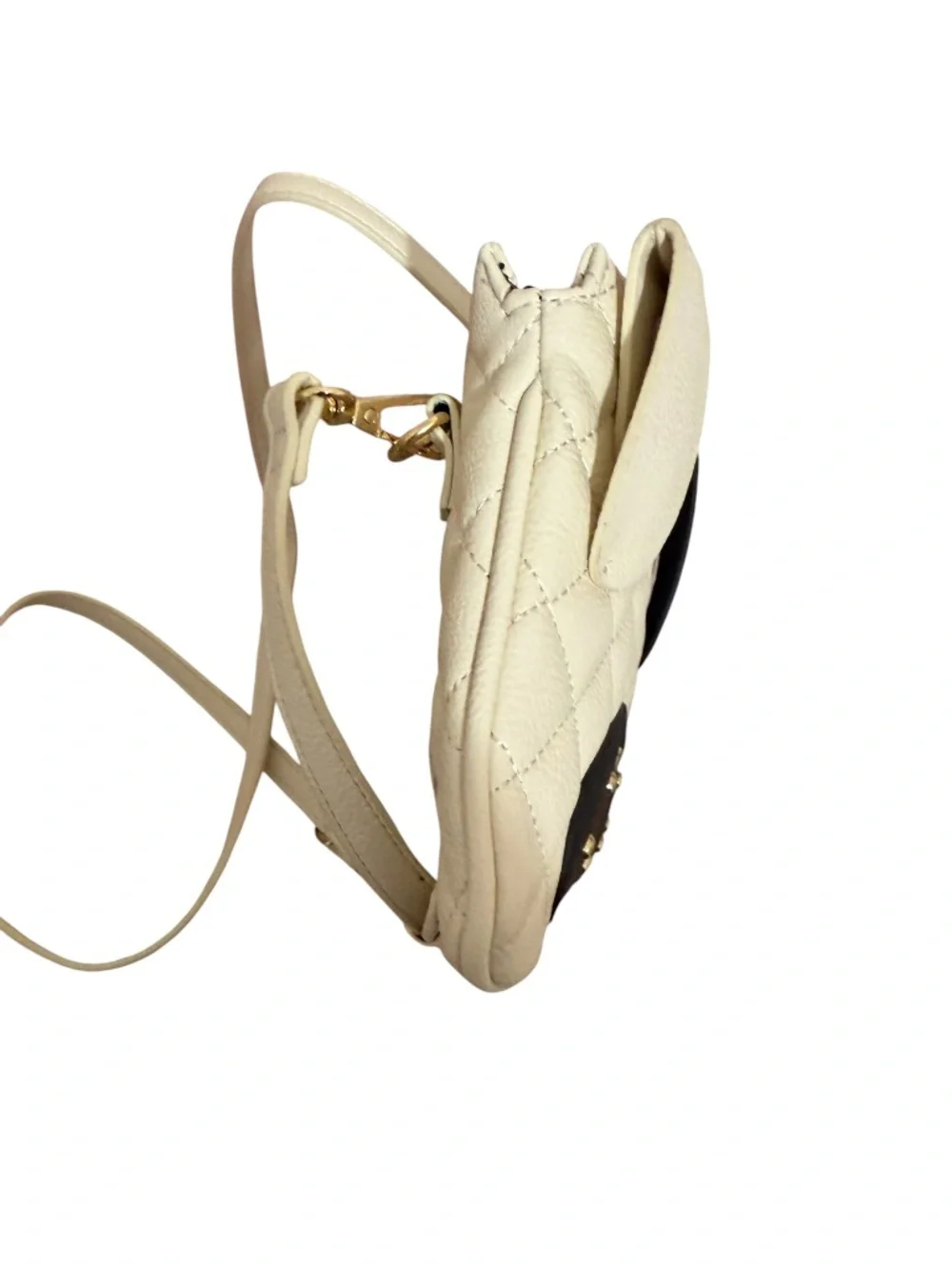 Betsey Johnson Puppy Face Crossbody – Quilted Look – Cute Bag - Picture 9 of 9